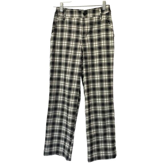 Empyre Women's Casual‎ Tartan Plaid Check Pants SZ XS - Picture 1 of 9